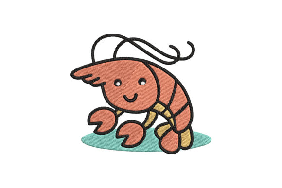 Cute Sea Animal Shrimp: A Holiday Embroidery Review