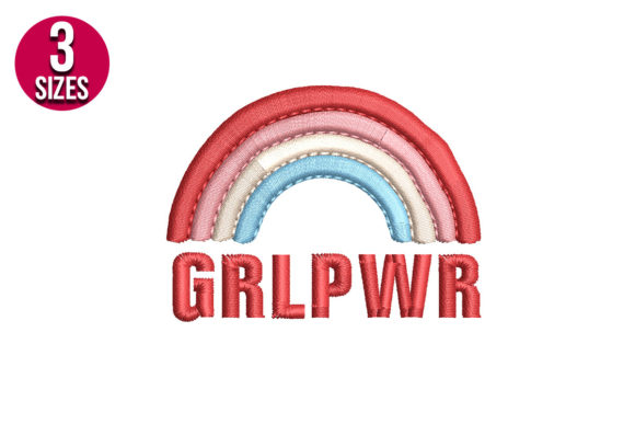 Grl Pwr: A Designer’s Take on Bold Rainbow Embroidery
