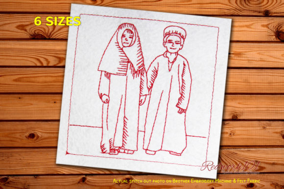 Muslim Girl and Boy Bluework: A Designer’s Review