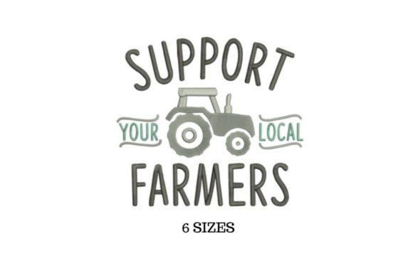 Review: Support Farmers Embroidery Design