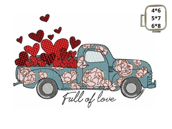 Review: Valentine s Truck Full of Love Design