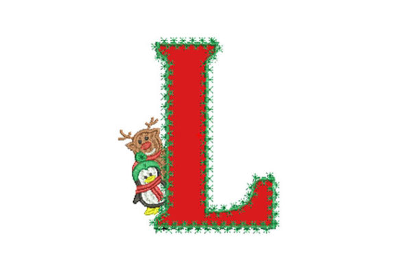 Reviewing Christmas Letter L for Boutique Sweatshirts