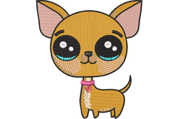 Sweet Chihuahua Puppy: A Holiday Embroidery Review